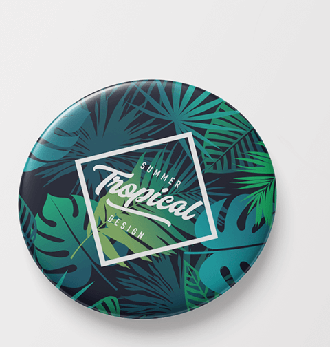 Reklamknappar med tryck