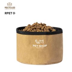 Hopfällbar matskål av återvunnet material 1,3 L