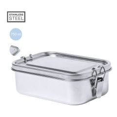 Matlåda i rostfritt stål med vattentätt lock 750 ml