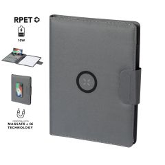 Konferensmapp med integrerad Magsafe-laddare och powerbank