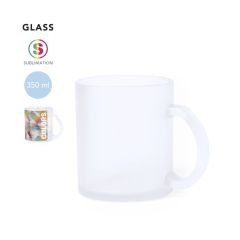 Vanlig kontorsmugg i glas med handtag 350 ml