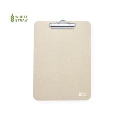 Clipboard av vetehalm med metallklämma, A4