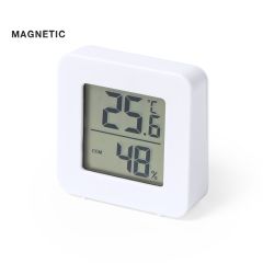 Vit väderstation för temperaturmätning och fuktsensor