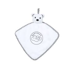 Baby mysfilt av polyester med teddybjörnshuvud