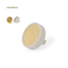 Bilfräschare i bambu med citrondoft - möjlighet för logotyp