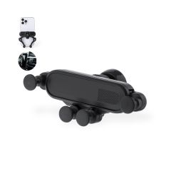 Svart justerbar mobilhållare för bilen