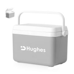 Grå vintage kylväska med handtag 4 L