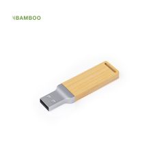 Elegant USB-minne i bambu och aluminium 16 GB