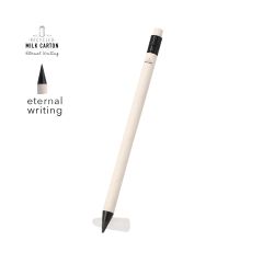 Evighetspenna av återvunna mjölkkartonger med suddgummi