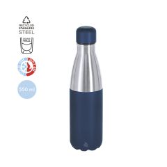 Återvunnen ståltermosflaska med matt kropp 550 ml