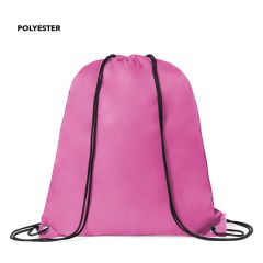 Gymnastikpåse av polyester med dragsko - Möjlighet till fullfärgstryck