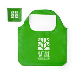 Stor indkøbs pose af polyester med foldbar funktion