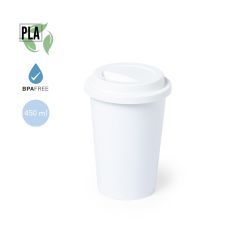 Komposterbar kopp med lock, 450 ml