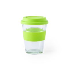 Glashållare för kaffe med silikonlock 350 ml