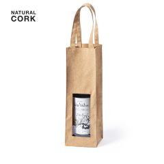 Kork pose til en vinflaske med mulighed for tryk