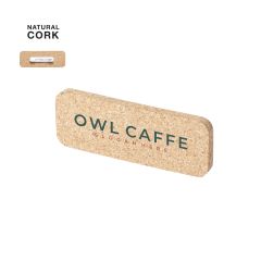 Korknamnbricka med tryck