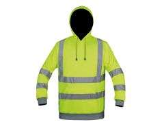 Reflex huvtröja med känguruficka av polyester