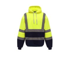 Mjuk reflex huvtröja av polyester