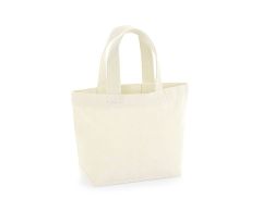 Liten kraftig bomullspåse med bottenveck 26 x 21 x 10 cm