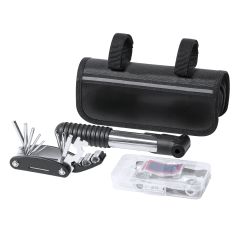 Cykelreparationskit i polyesterpåse