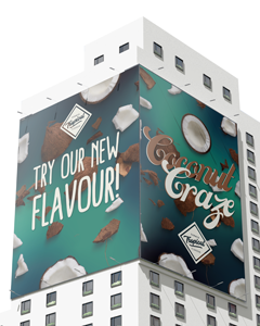 Meshbanderoll för byggnader och liknande