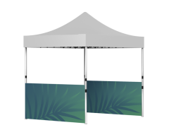 Halvvägg för reklamtält 3x3 - Halv sidovägg med tryck