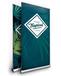 Rollup med 2 tryck på två sidor