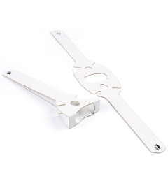 Vita kartongballongpinnar - Kan återvinnas i papper och kartong