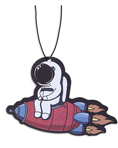 Doftgran i egen form med logotyp 